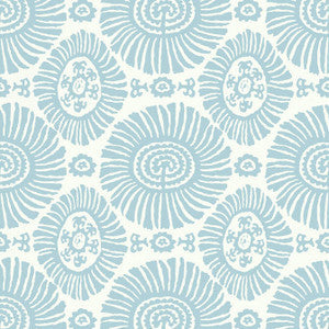 Solis Spa Blue T10084 by Thibaut Wallpaper
