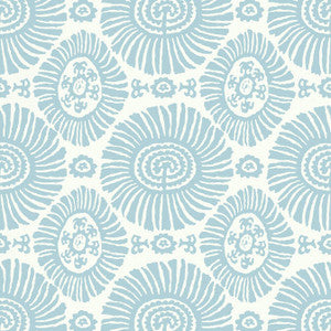 Solis Spa Blue T10084 by Thibaut Wallpaper