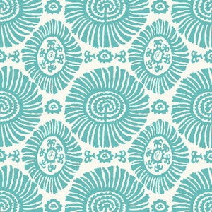 Solis Turquoise T10085 by Thibaut Wallpaper