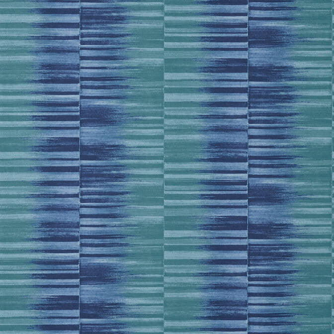 Mekong Stripe Turquoise and Navy T10088 by Thibaut Wallpaper Thibaut Wallpaper Mekong Stripe Turquoise and Navy T10088Wallpaper Tropics Non-Woven Vinyl Wallpaper U.S.A. </p><p>Repeat: V: 12.5 27 - Fabric Carolina -