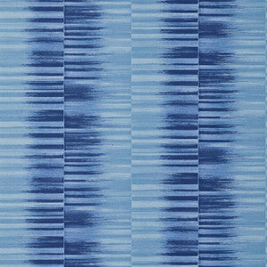 Mekong Stripe Navy T10090 by Thibaut Wallpaper