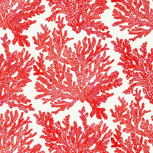 Marine Coral Coral T10120 by Thibaut Wallpaper