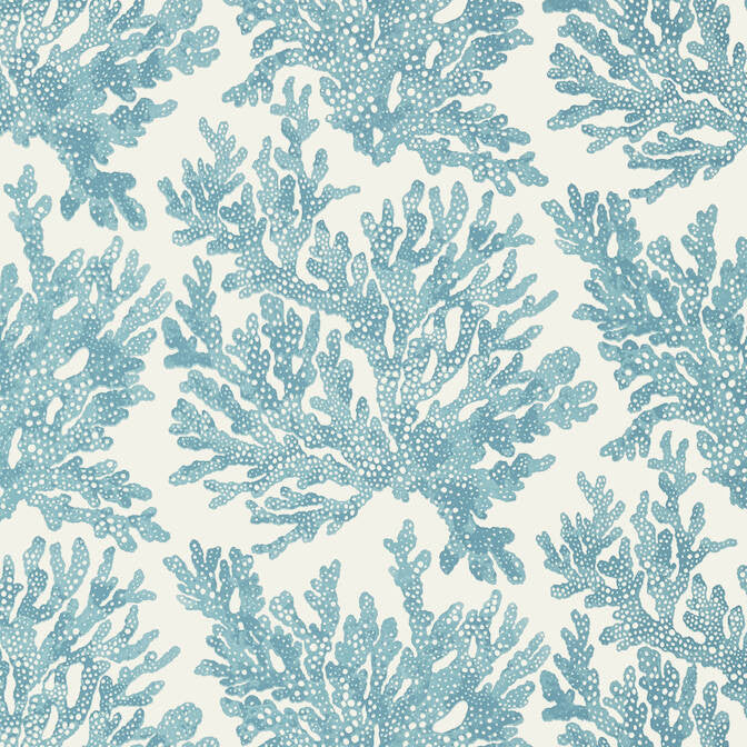 Marine Coral Spa Blue T10122 by Thibaut Wallpaper Thibaut Wallpaper Marine Coral Spa Blue T10122Wallpaper Tropics Wallpaper U.S.A. </p><p>Repeat: V: 25.25 27 - Fabric Carolina -