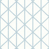 Box Kite Spa Blue T10133 by Thibaut Wallpaper