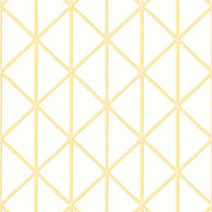 Box Kite Yellow T10136 By Thibaut Wallpaper
