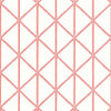 Box Kite Coral T10137 by Thibaut Wallpaper