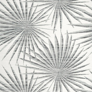 Palm Frond Black and White T10145 by Thibaut Wallpaper