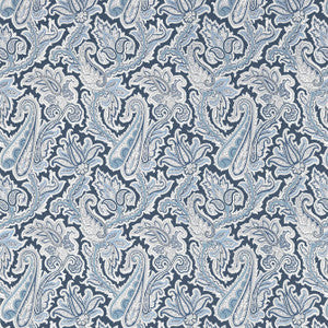 Winchester Paisley Navy T1018 by Thibaut Wallpaper