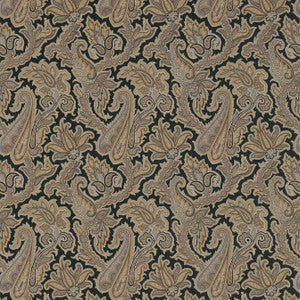 Winchester Paisley Black T1020 by Thibaut Wallpaper