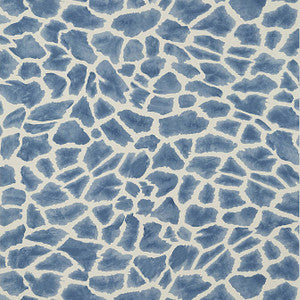 Makena Slate Blue T10220 by Thibaut Wallpaper