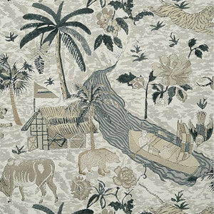 Tiger Reserve Grey T10232 by Thibaut Wallpaper