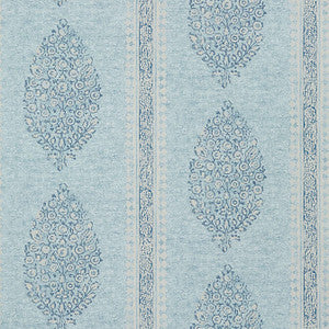 Chappana Slate Blue T10235 by Thibaut Wallpaper