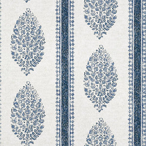 Chappana Blue and White T10239 by Thibaut Wallpaper