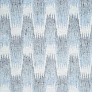 Stockholm Chevron Blue T10240 by Thibaut Wallpaper