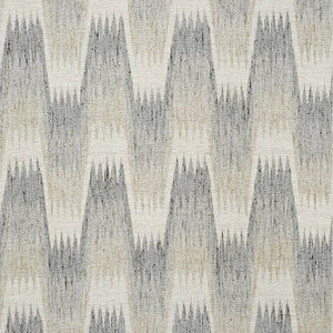 Stockholm Chevron Black and Grey T10244 by Thibaut Wallpaper