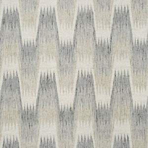 Stockholm Chevron Black and Grey T10244 by Thibaut Wallpaper