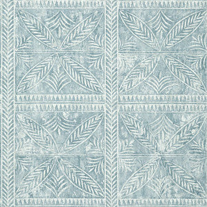 Timbuktu Slate Blue T10254 by Thibaut Wallpaper