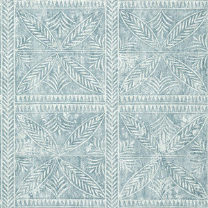 Timbuktu Slate Blue T10254 by Thibaut Wallpaper