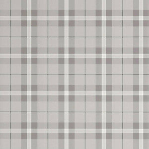 Winslow Plaid Grey T1027 by Thibaut Wallpaper