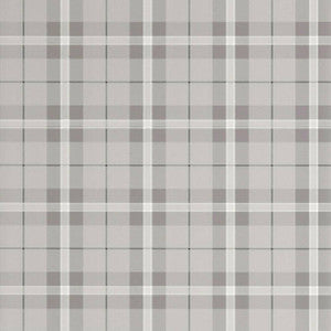 Winslow Plaid Grey T1027 by Thibaut Wallpaper