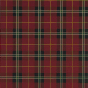 Winslow Plaid Red T1029 by Thibaut Wallpaper