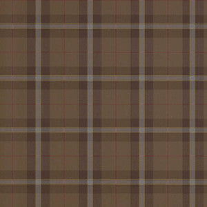 Winslow Plaid Chestnut T1031 by Thibaut Wallpaper