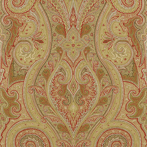 Patani Camel and Red T1033 by Thibaut Wallpaper