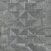 BALI WEAVE - Black by Thibaut Wallpaper