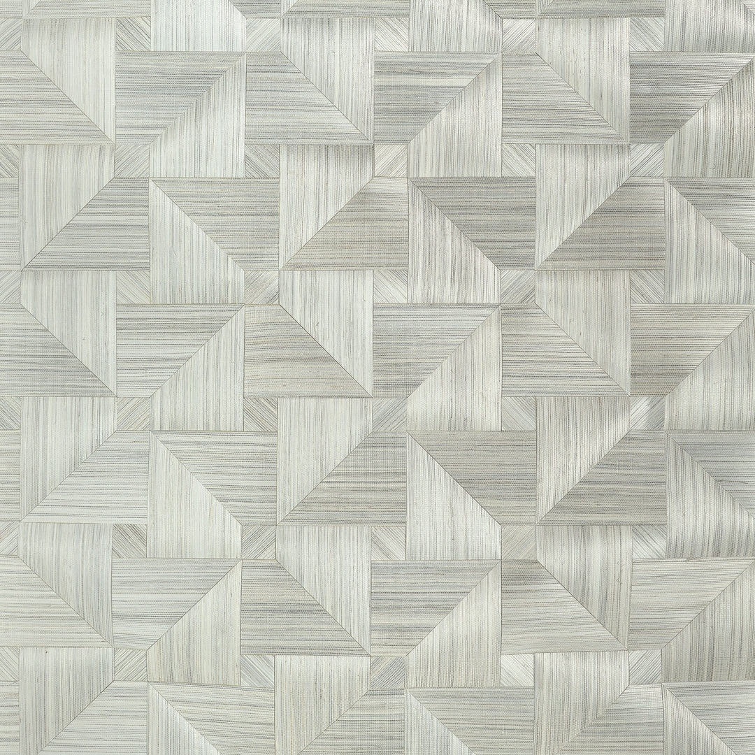 BALI WEAVE - Grey by Thibaut Wallpaper