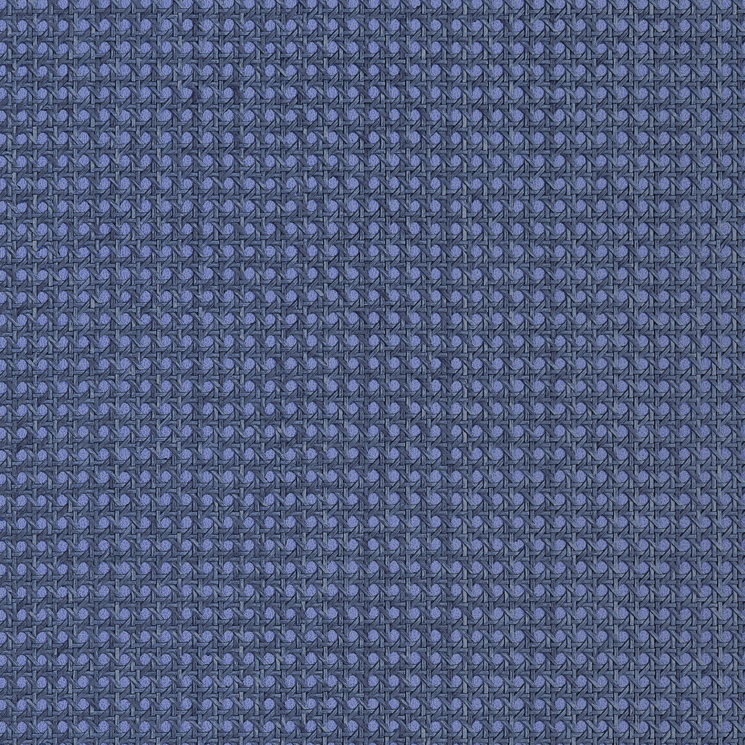 PAPER RATTAN - Navy by Thibaut Wallpaper
