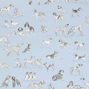 Best Friend Blue T1040 by Thibaut Wallpaper