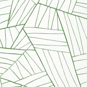 Jordan Emerald on White T10442 by Thibaut Wallpaper