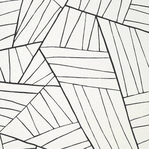 Jordan Black on White T10444 by Thibaut Wallpaper