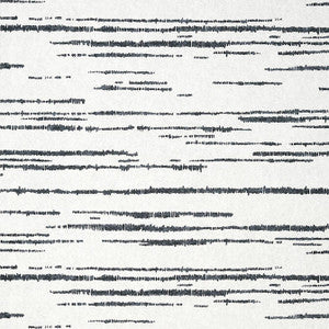 Echo Black on White T10456 by Thibaut Wallpaper
