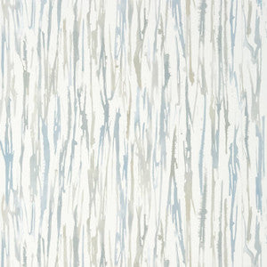 Aurora Soft Blue and Grey T10465 by Thibaut Wallpaper