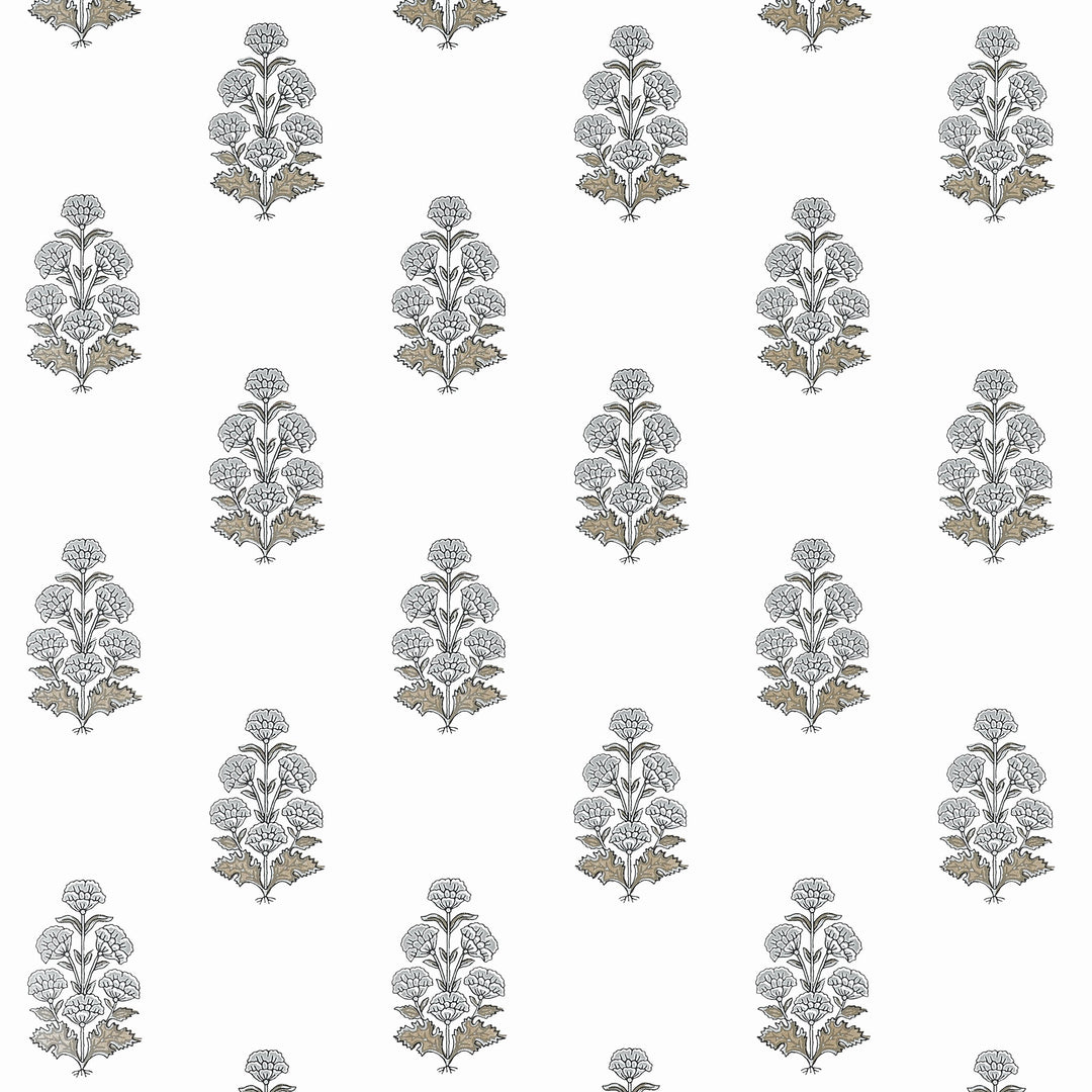 AUDREY - Grey by Thibaut Wallpaper