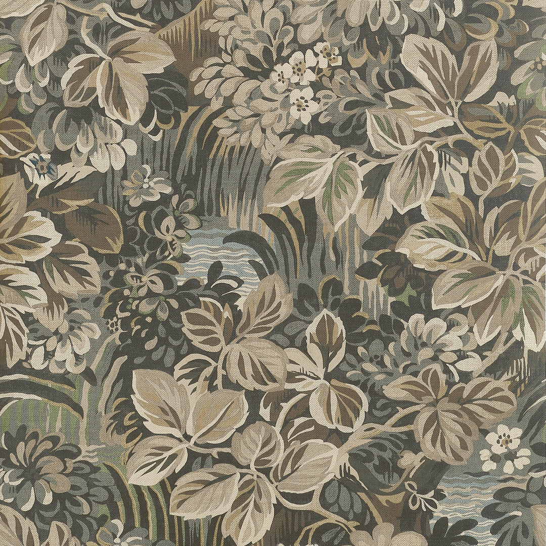 NIGHT GARDEN - Brown by Thibaut Wallpaper