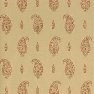 Maduri Camel and Red T1054 by Thibaut Wallpaper