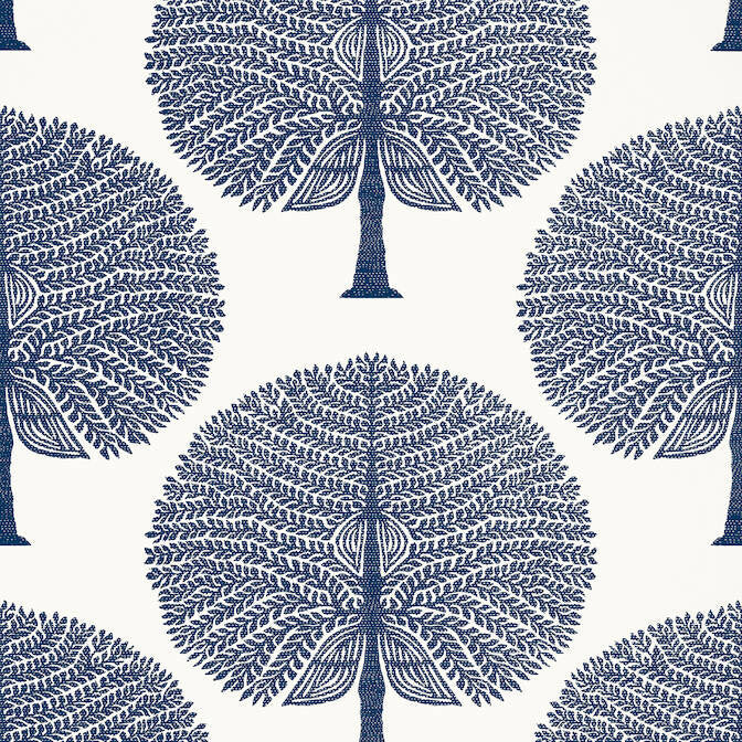 Mulberry Tree Navy T10603 by Thibaut Wallpaper Thibaut Wallpaper Mulberry Tree Navy T10603Wallpaper Ceylon Wallpaper UNITED STATES </p><p>Repeat: V: 18 27 - Fabric Carolina -
