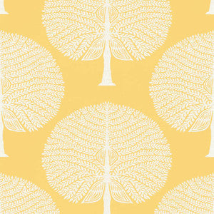 Mulberry Tree Yellow T10605 by Thibaut Wallpaper