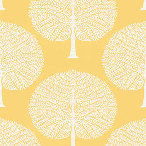 Mulberry Tree Yellow T10605 by Thibaut Wallpaper