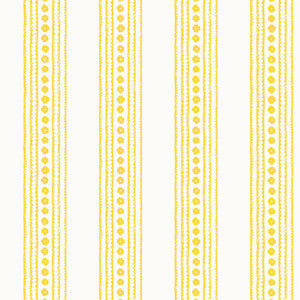 New Haven Stripe Yellow T10610 by Thibaut Wallpaper