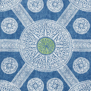 Stonington Blue and Green T10636 by Thibaut Wallpaper