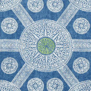 Stonington Blue and Green T10636 by Thibaut Wallpaper