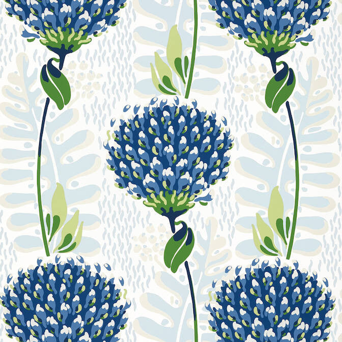 Tiverton Blue and Green T10650 by Thibaut Wallpaper Thibaut Wallpaper Tiverton Blue and Green T10650Wallpaper Ceylon Wallpaper UNITED STATES </p><p>Repeat: V: 25.25 27 - Fabric Carolina -