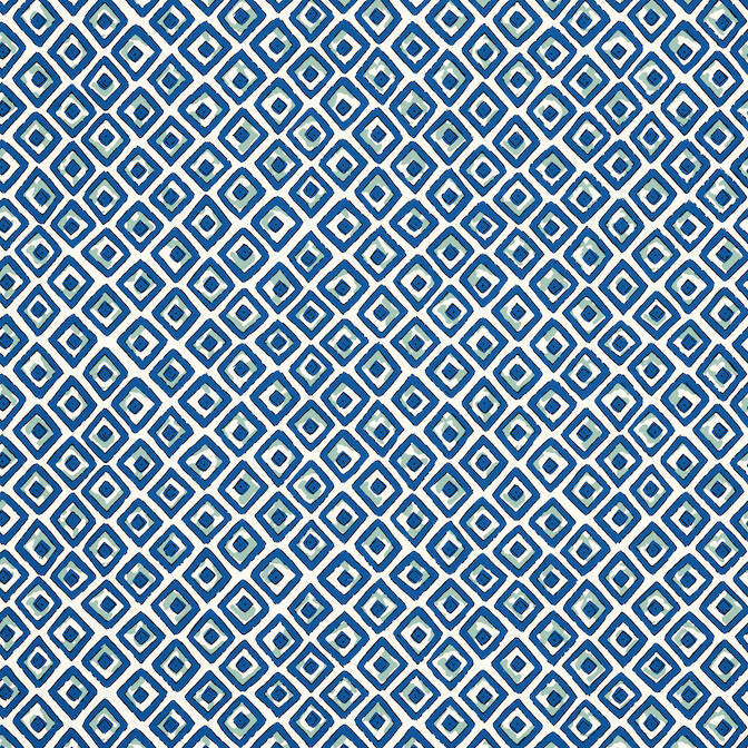Indian Diamond Blue and Turquoise T10658 by Thibaut Wallpaper Thibaut Wallpaper Indian Diamond Blue and Turquoise T10658Wallpaper Ceylon Wallpaper UNITED STATES </p><p>Repeat: V: 25.25 27 - Fabric Carolina -