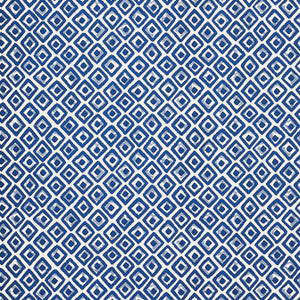 Indian Diamond Blue T10660 by Thibaut Wallpaper