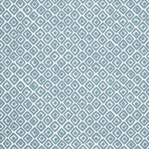 Indian Diamond Spa Blue T10662 by Thibaut Wallpaper