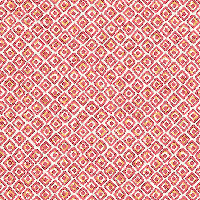 Indian Diamond Pink T10663 by Thibaut Wallpaper Thibaut Wallpaper Indian Diamond Pink T10663Wallpaper Ceylon Wallpaper UNITED STATES </p><p>Repeat: V: 25.25 27 - Fabric Carolina -