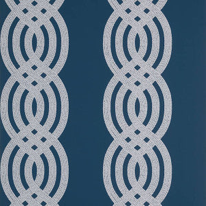 Braid Navy T10802 by Thibaut Wallpaper